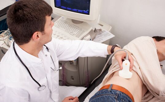 Diagnóstico por ultrasonido de parásitos en el cuerpo.